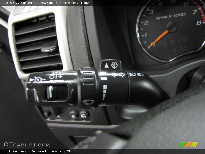 Summit White / Ebony 2010 GMC Canyon SLE Crew Cab