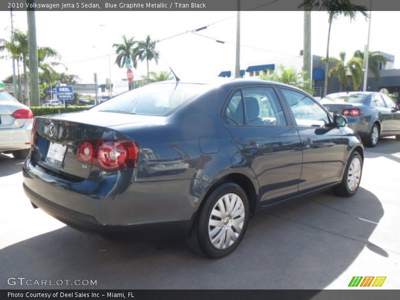 Blue Graphite Metallic / Titan Black 2010 Volkswagen Jetta S Sedan