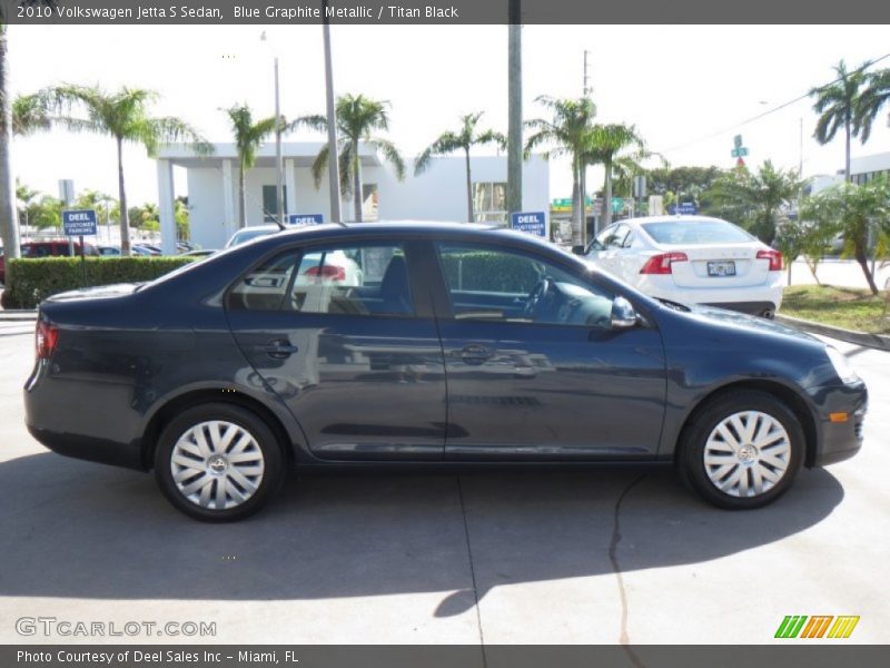 Blue Graphite Metallic / Titan Black 2010 Volkswagen Jetta S Sedan