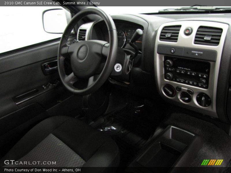 Summit White / Ebony 2010 GMC Canyon SLE Crew Cab