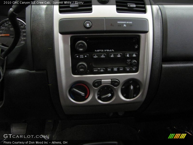 Summit White / Ebony 2010 GMC Canyon SLE Crew Cab