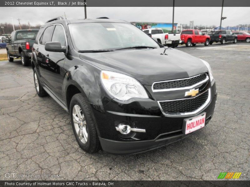 Black / Jet Black 2012 Chevrolet Equinox LT