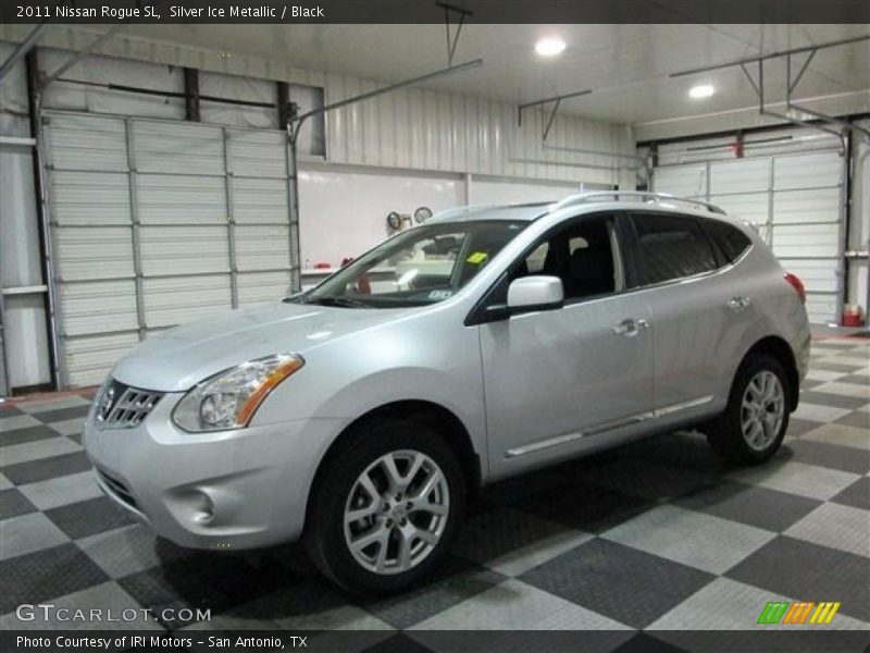 Silver Ice Metallic / Black 2011 Nissan Rogue SL