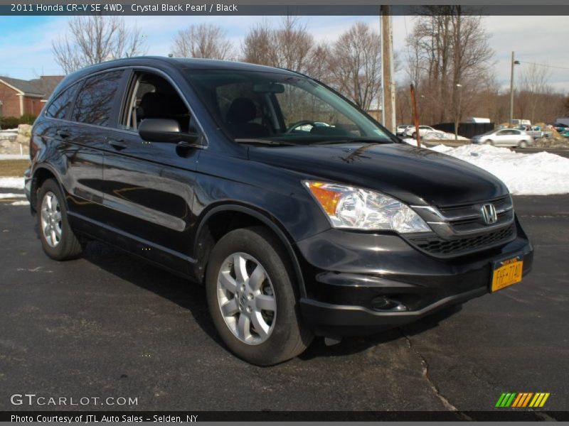 Crystal Black Pearl / Black 2011 Honda CR-V SE 4WD