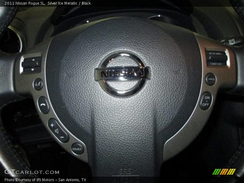 Silver Ice Metallic / Black 2011 Nissan Rogue SL