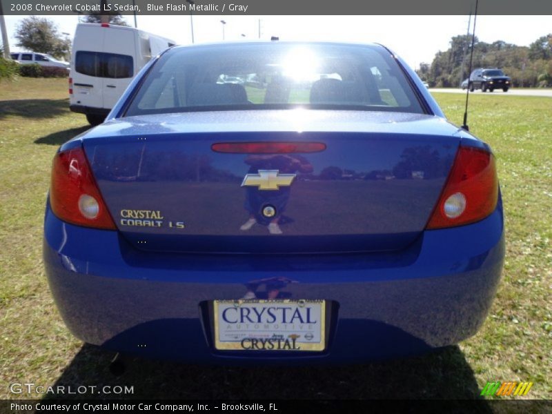 Blue Flash Metallic / Gray 2008 Chevrolet Cobalt LS Sedan