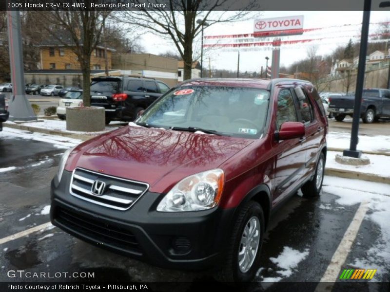 Redondo Red Pearl / Ivory 2005 Honda CR-V EX 4WD