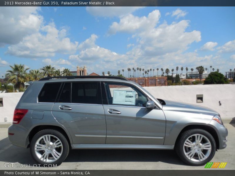 Palladium Silver Metallic / Black 2013 Mercedes-Benz GLK 350