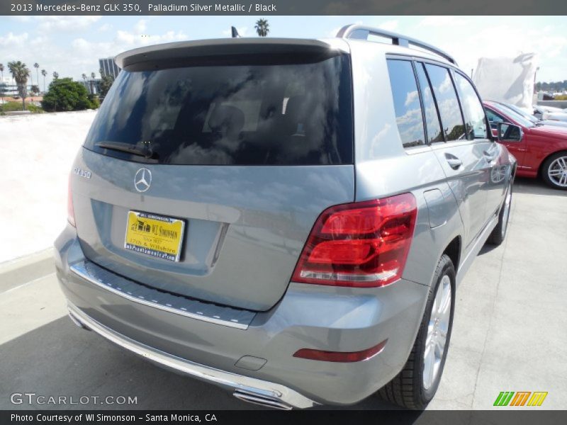 Palladium Silver Metallic / Black 2013 Mercedes-Benz GLK 350