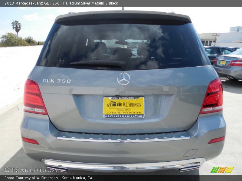 Palladium Silver Metallic / Black 2013 Mercedes-Benz GLK 350