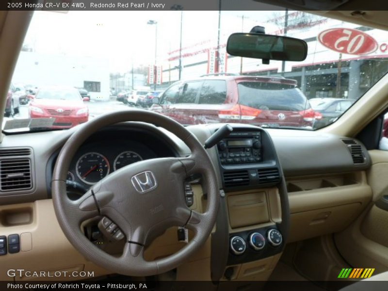 Redondo Red Pearl / Ivory 2005 Honda CR-V EX 4WD