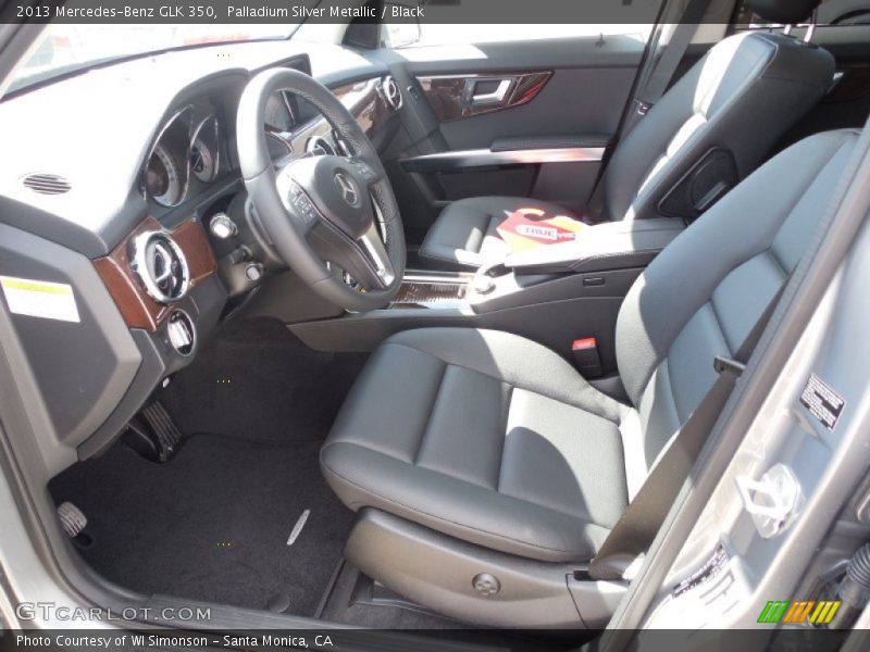 Palladium Silver Metallic / Black 2013 Mercedes-Benz GLK 350