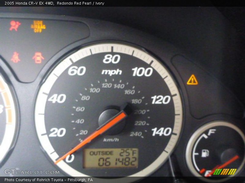 Redondo Red Pearl / Ivory 2005 Honda CR-V EX 4WD