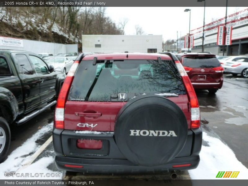 Redondo Red Pearl / Ivory 2005 Honda CR-V EX 4WD