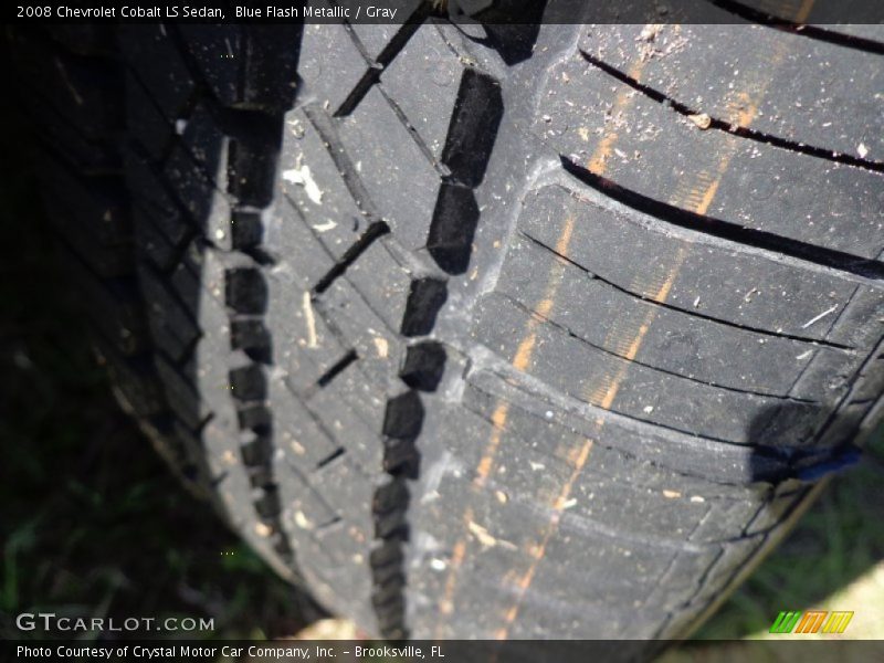 Blue Flash Metallic / Gray 2008 Chevrolet Cobalt LS Sedan