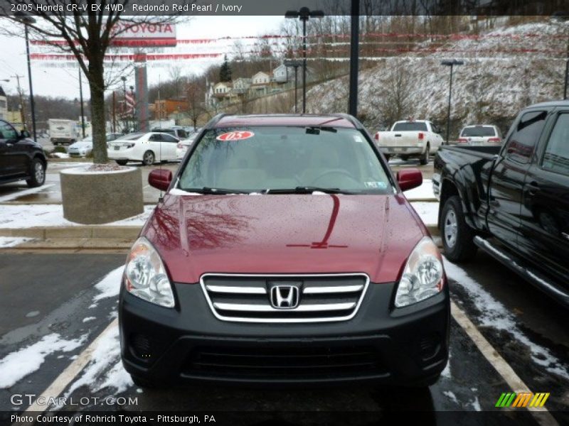 Redondo Red Pearl / Ivory 2005 Honda CR-V EX 4WD