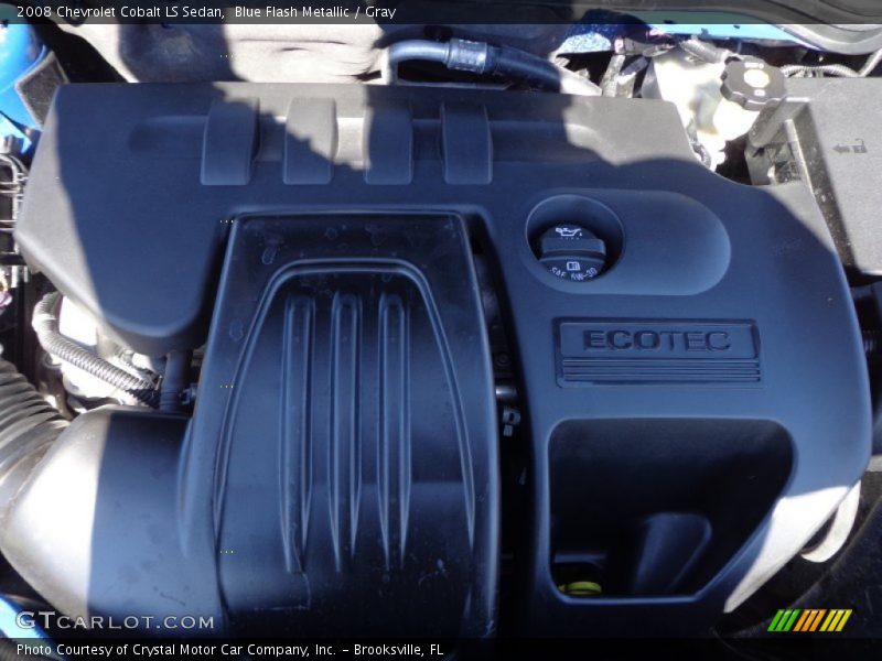 Blue Flash Metallic / Gray 2008 Chevrolet Cobalt LS Sedan