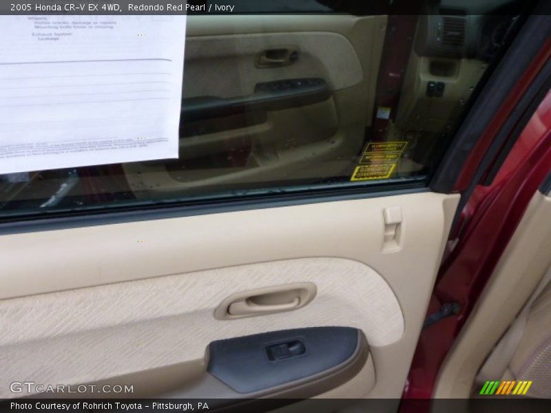 Redondo Red Pearl / Ivory 2005 Honda CR-V EX 4WD