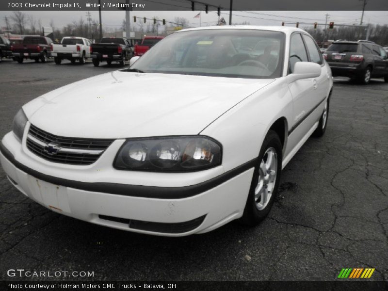 Front 3/4 View of 2003 Impala LS