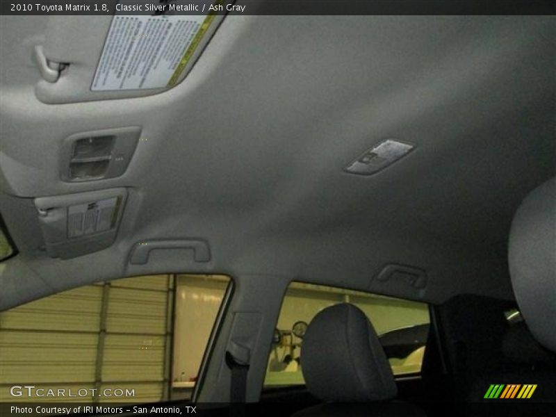 Classic Silver Metallic / Ash Gray 2010 Toyota Matrix 1.8