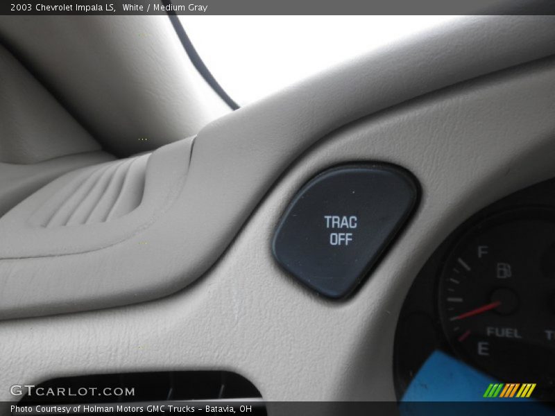 White / Medium Gray 2003 Chevrolet Impala LS