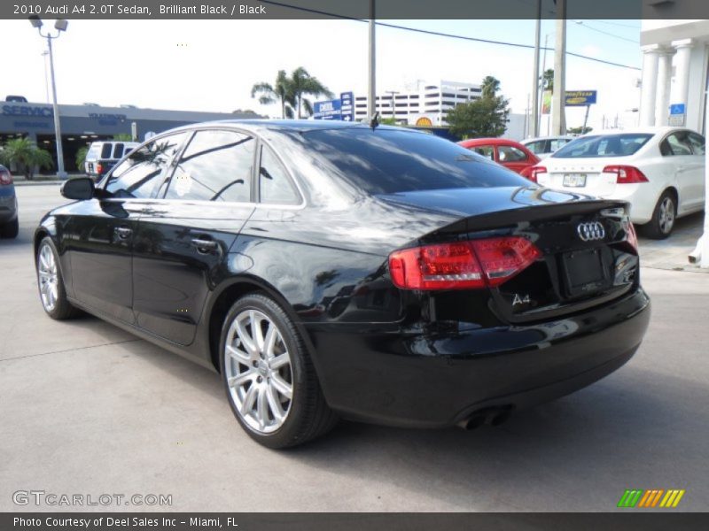 Brilliant Black / Black 2010 Audi A4 2.0T Sedan