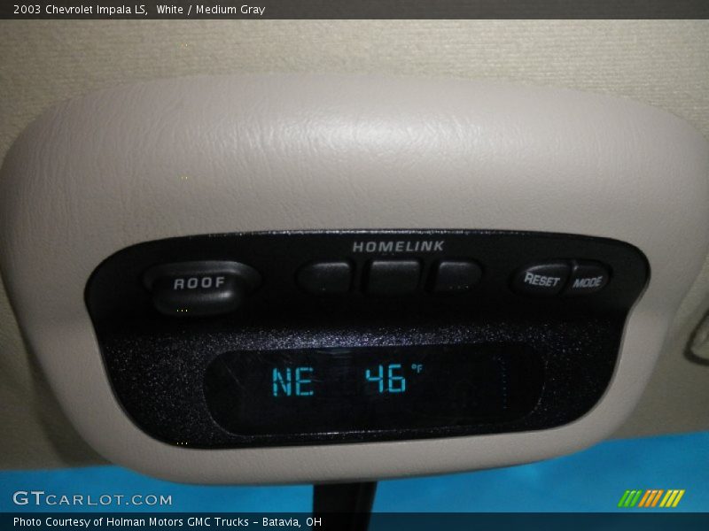 White / Medium Gray 2003 Chevrolet Impala LS