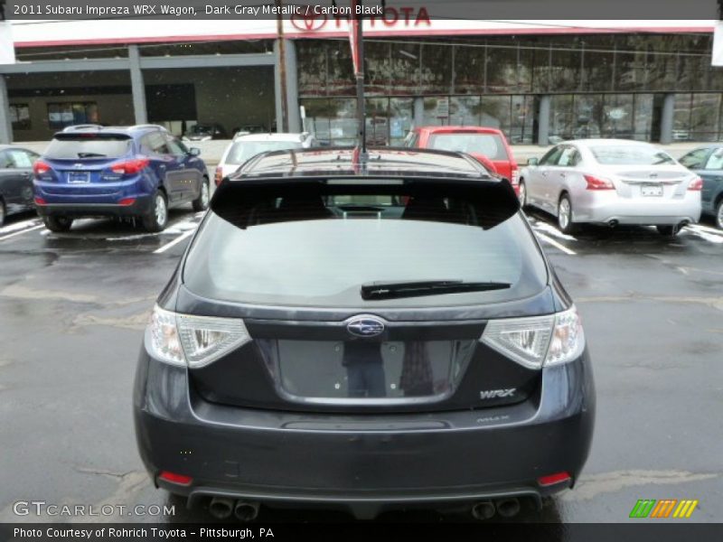 Dark Gray Metallic / Carbon Black 2011 Subaru Impreza WRX Wagon