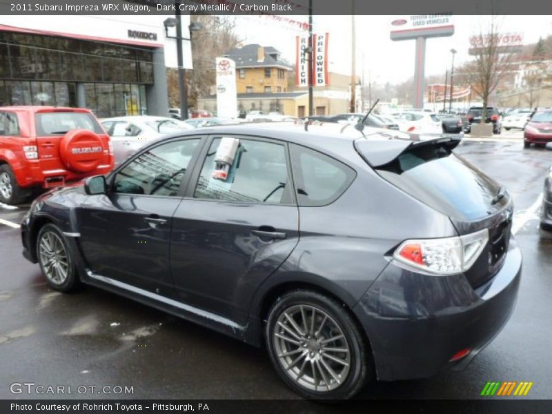 Dark Gray Metallic / Carbon Black 2011 Subaru Impreza WRX Wagon
