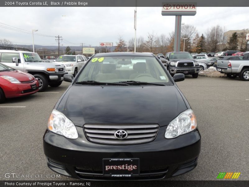 Black / Pebble Beige 2004 Toyota Corolla LE