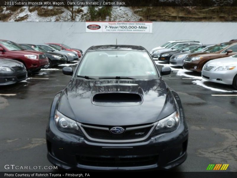 Dark Gray Metallic / Carbon Black 2011 Subaru Impreza WRX Wagon