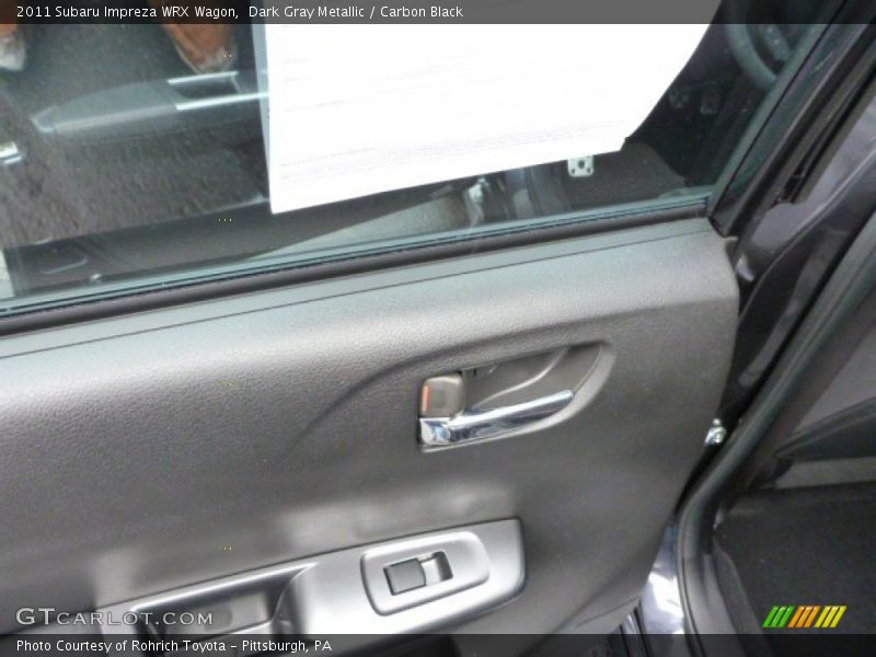 Dark Gray Metallic / Carbon Black 2011 Subaru Impreza WRX Wagon