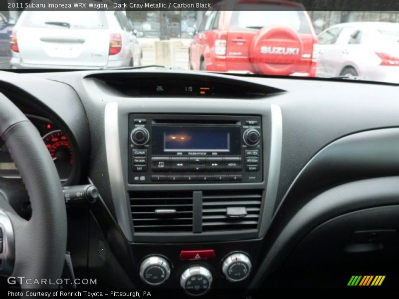 Dark Gray Metallic / Carbon Black 2011 Subaru Impreza WRX Wagon