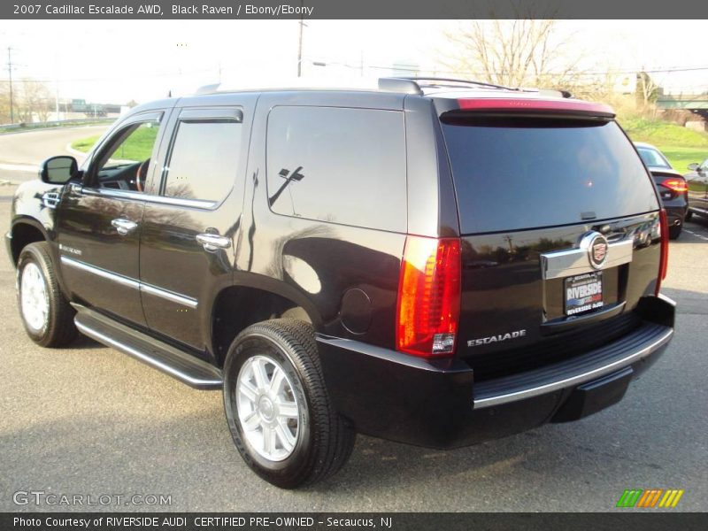 Black Raven / Ebony/Ebony 2007 Cadillac Escalade AWD