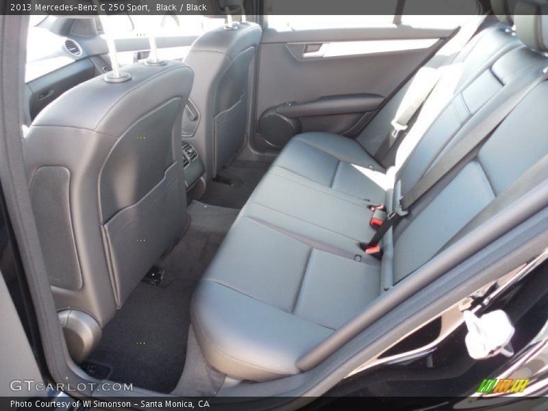 Black / Black 2013 Mercedes-Benz C 250 Sport