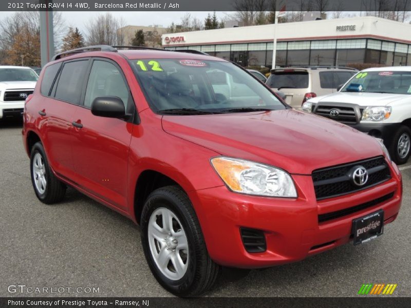 Barcelona Red Metallic / Ash 2012 Toyota RAV4 I4 4WD