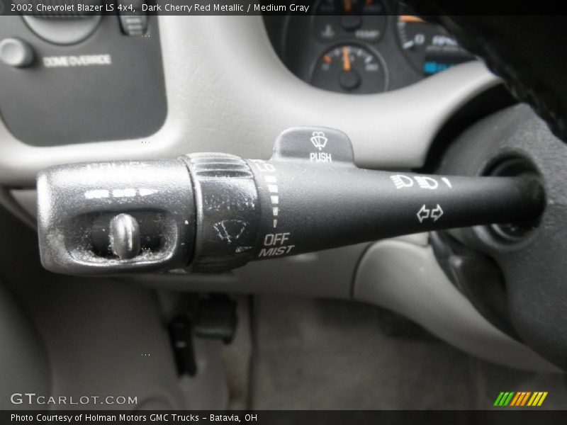 Controls of 2002 Blazer LS 4x4