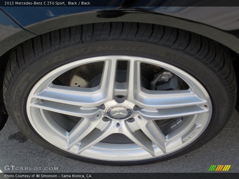 Black / Black 2013 Mercedes-Benz C 250 Sport