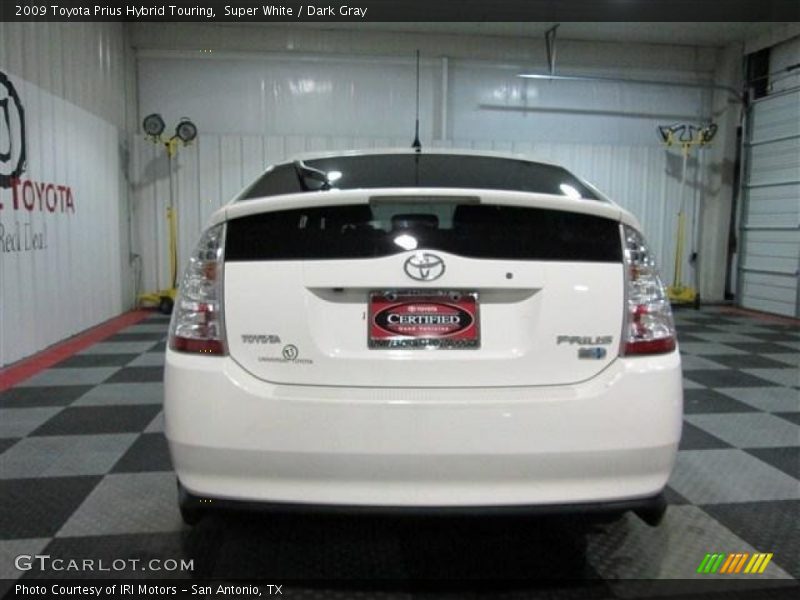 Super White / Dark Gray 2009 Toyota Prius Hybrid Touring