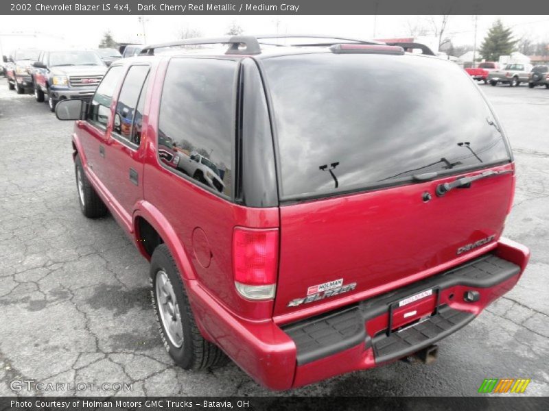  2002 Blazer LS 4x4 Dark Cherry Red Metallic