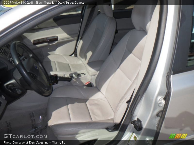Silver Metallic / Dark Beige/Quartz 2007 Volvo S40 2.4i