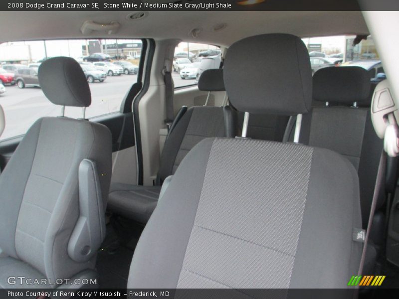 Stone White / Medium Slate Gray/Light Shale 2008 Dodge Grand Caravan SE