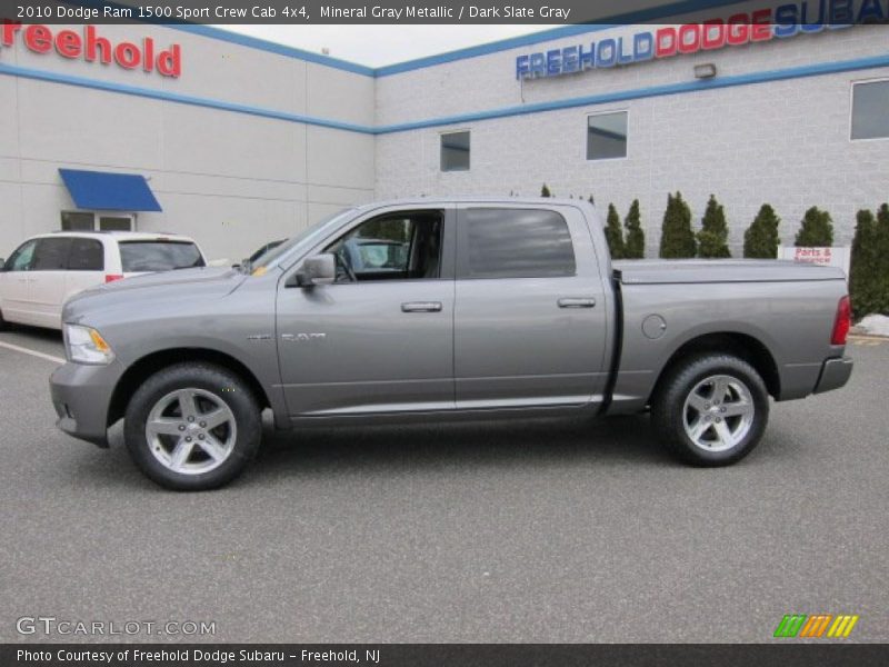 Mineral Gray Metallic / Dark Slate Gray 2010 Dodge Ram 1500 Sport Crew Cab 4x4