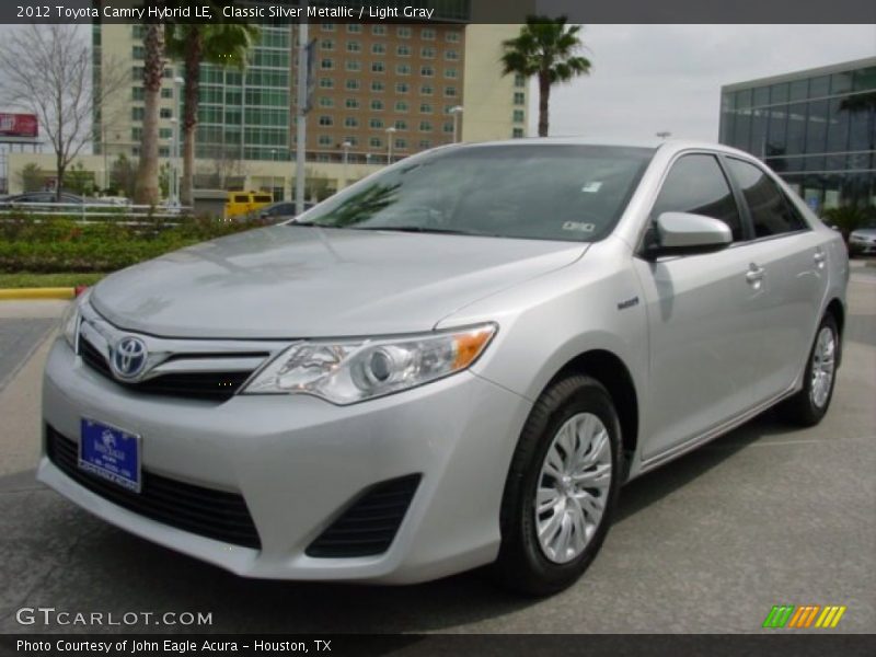 Front 3/4 View of 2012 Camry Hybrid LE