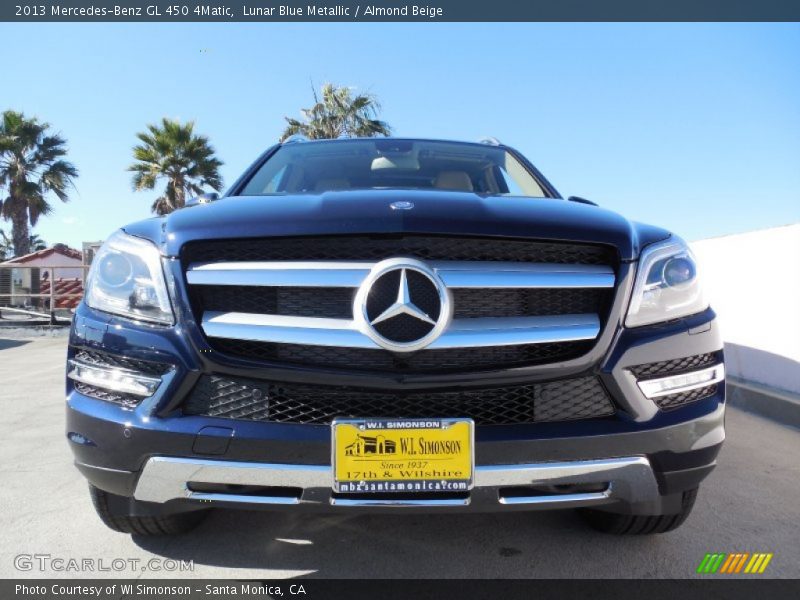 Lunar Blue Metallic / Almond Beige 2013 Mercedes-Benz GL 450 4Matic