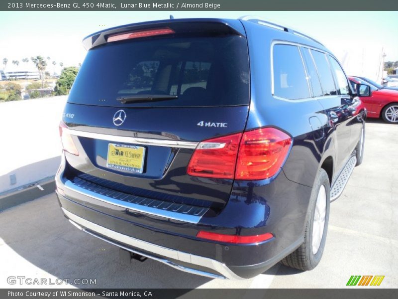 Lunar Blue Metallic / Almond Beige 2013 Mercedes-Benz GL 450 4Matic