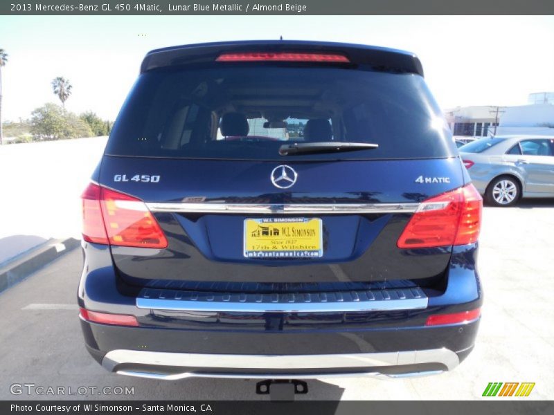 Lunar Blue Metallic / Almond Beige 2013 Mercedes-Benz GL 450 4Matic