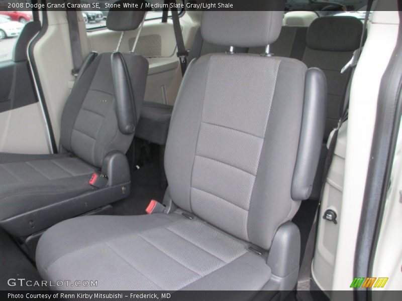 Stone White / Medium Slate Gray/Light Shale 2008 Dodge Grand Caravan SE