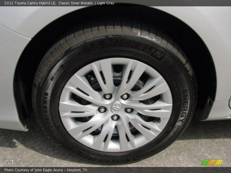Classic Silver Metallic / Light Gray 2012 Toyota Camry Hybrid LE