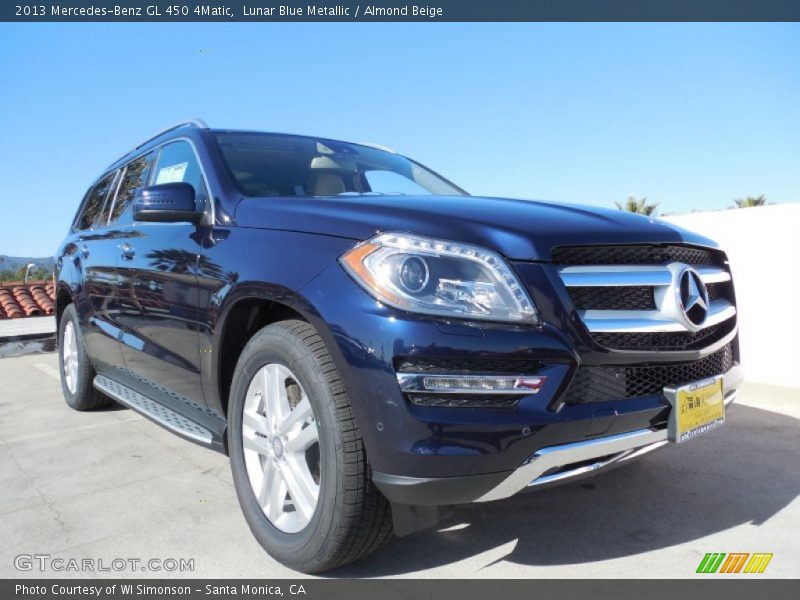 Lunar Blue Metallic / Almond Beige 2013 Mercedes-Benz GL 450 4Matic